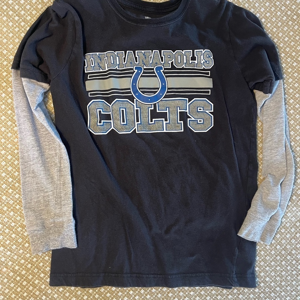 NFL Black and Gray Long Sleeve Tees